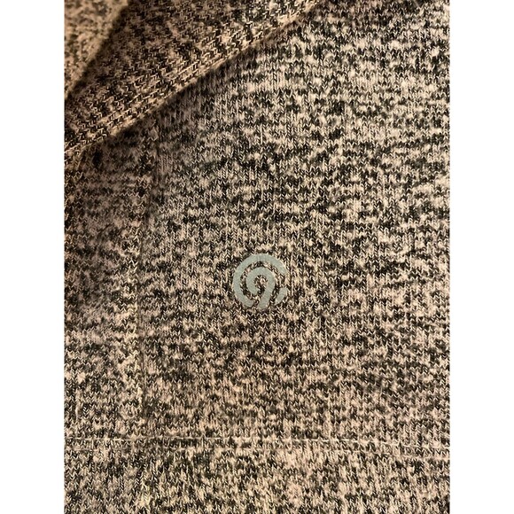 Hooded Cardigan Sweater Size ? 2X Gray Pink Open Front + Stretch Pockets - Picture 12 of 12